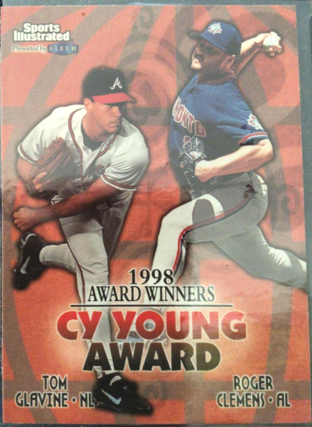 Tom Glavine, Roger Clemens #19 Baseball Cards 1999 Sports Illustrated
