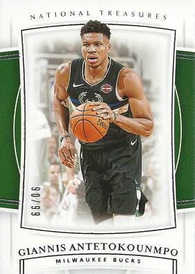 Giannis Antetokounmpo #34 Basketball Cards 2019 Panini National Treasures