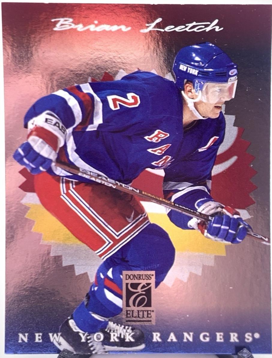 Brian Leetch #125 1996-97 Donruss Elite Hockey
