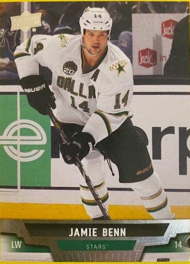 Jamie Benn #135 Hockey Cards 2013 Upper Deck