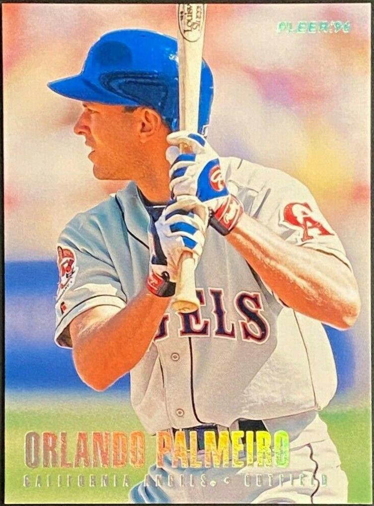 Orlando Palmeiro #53 Baseball Cards 1996 Fleer Tiffany
