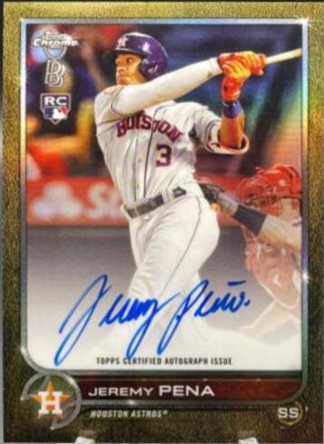 Jeremy Pena [Gold] #BBA-JP