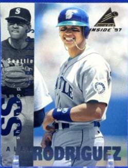 Alex Rodriguez #8 Baseball Cards 1997 Pinnacle Inside