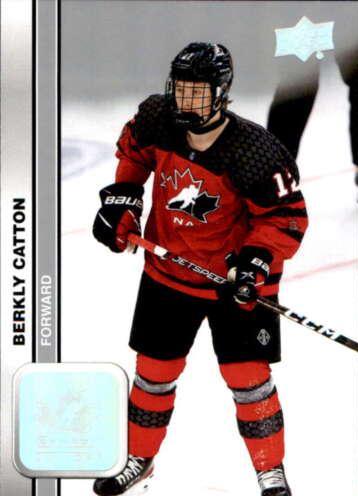 Berkly Catton #23 2023 Upper Deck Team Canada Juniors Hockey