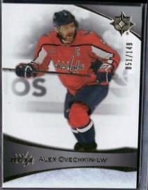 Alex Ovechkin #5 Hockey Cards 2022 Upper Deck Ultimate Collection