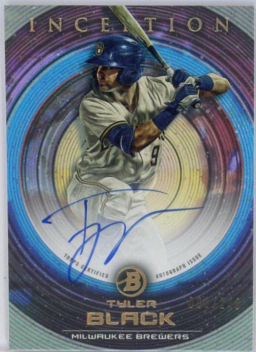 Tyler Black #PA-TBK 2022 Bowman Inception Baseball Prospect Autographs