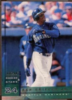 Ken Griffey Jr. #26 Baseball Cards 1998 Leaf Rookies & Stars