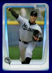 Jose Fernandez [Chrome Purple Refractor] #BDPP29 Baseball Cards 2011 Bowman Draft Prospects Prices
