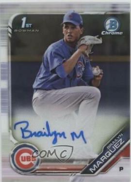 Brailyn Marquez #CPA-BM 2019 Bowman Chrome Baseball Prospect Autographs