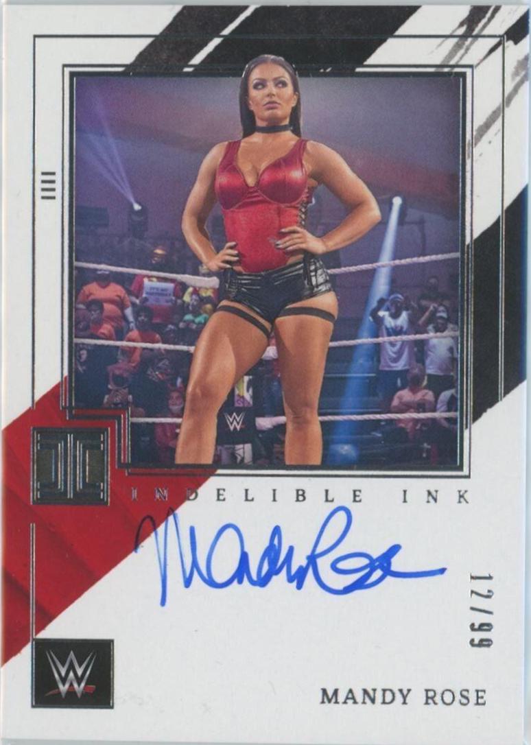 Mandy Rose #IN-MRS Wrestling Cards 2022 Panini Impeccable WWE Indelible Ink Autographs