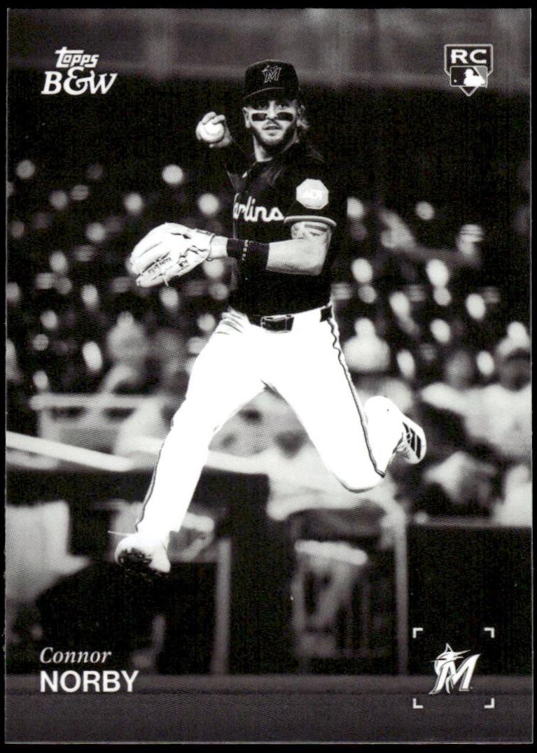 Connor Norby #45 2025 Topps Black & White Baseball