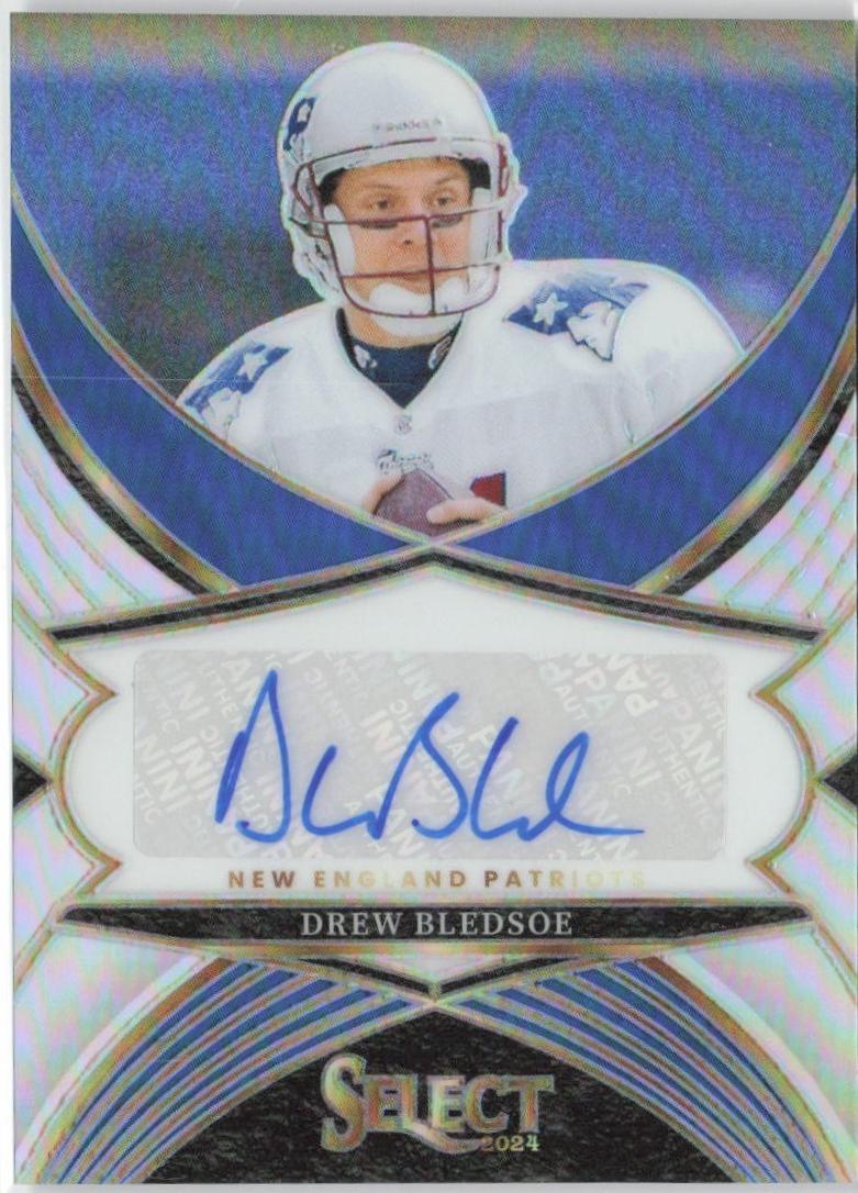 Drew Bledsoe #4 2024 Panini Select Football Select Signatures