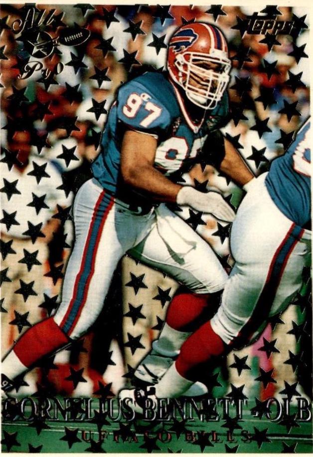 Cornelius Bennett #AP18 Football Cards 1995 Topps All Pros