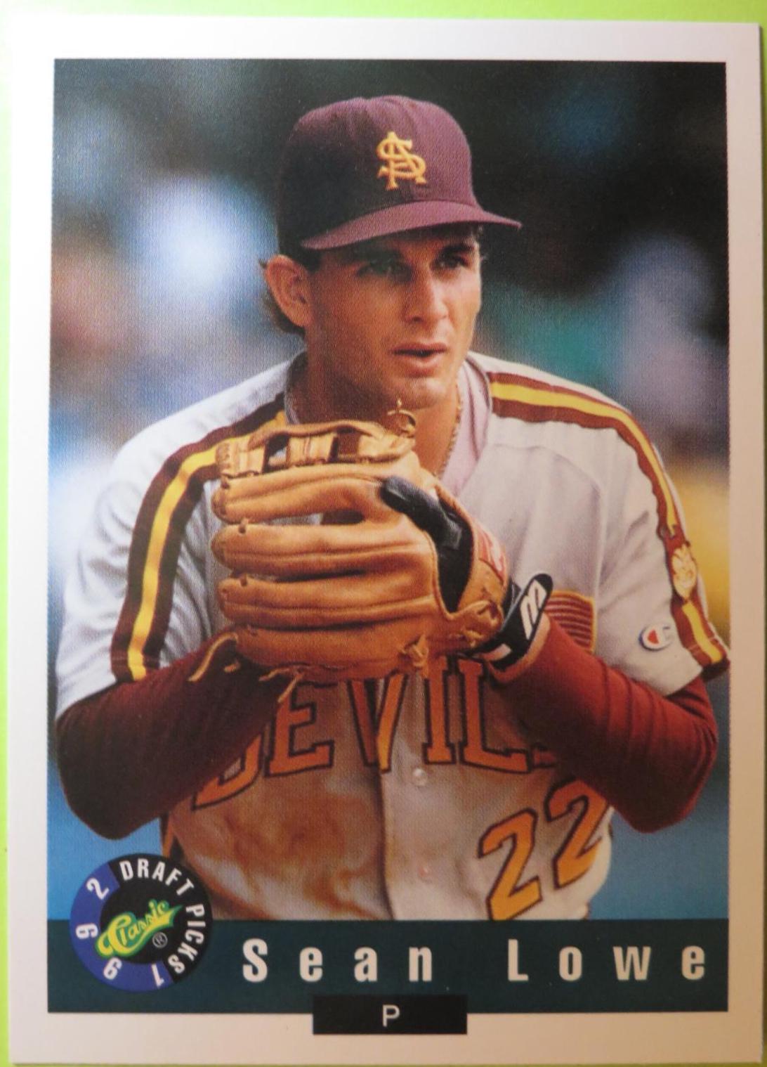 Sean Lowe #11 Baseball Cards 1992 Classic Draft Picks