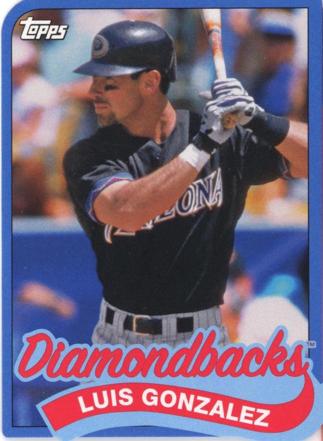 Luis Gonzalez #TM-LG Baseball Cards 2014 Topps Update 1989 Mini Die Cut