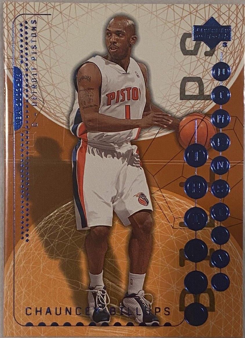 Chauncey Billups #21 Basketball Cards 2003 Upper Deck Triple Dimensions