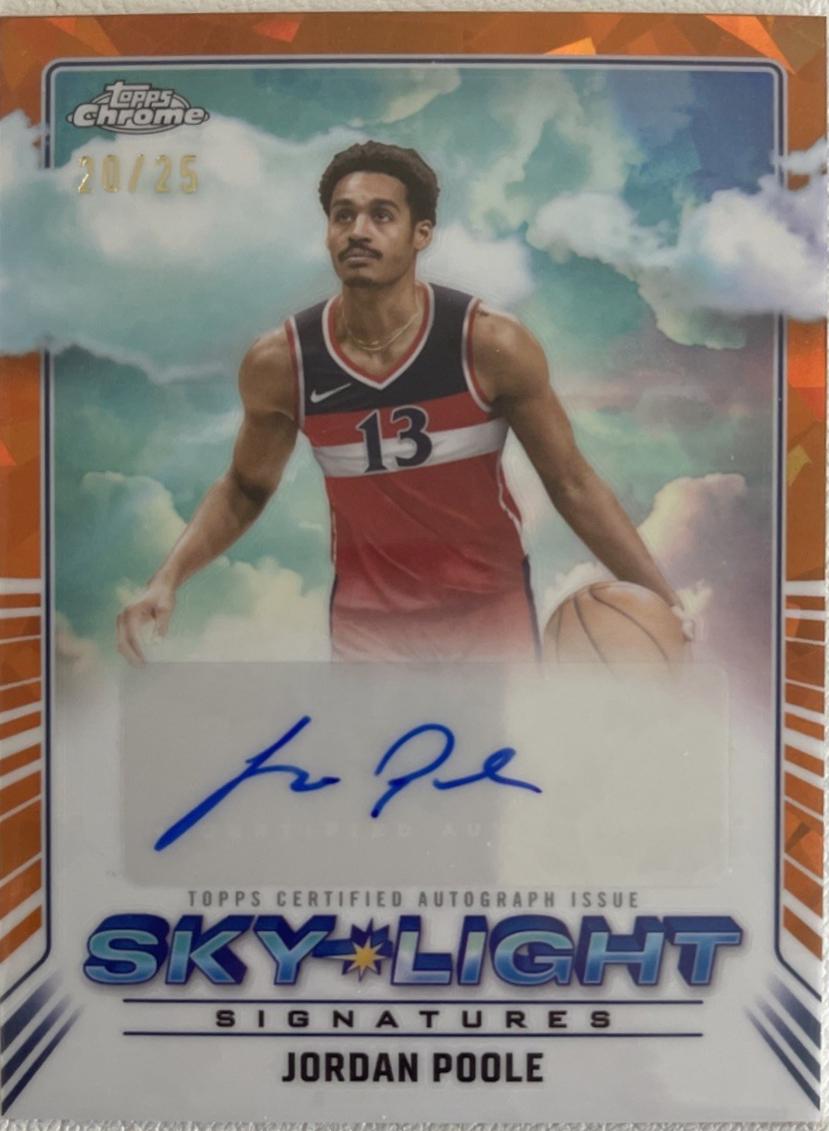 Jordan Poole [Orange Geometric Refractor] #SLS-JP