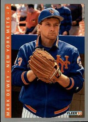 Mark Dewey #468 Baseball Cards 1993 Fleer