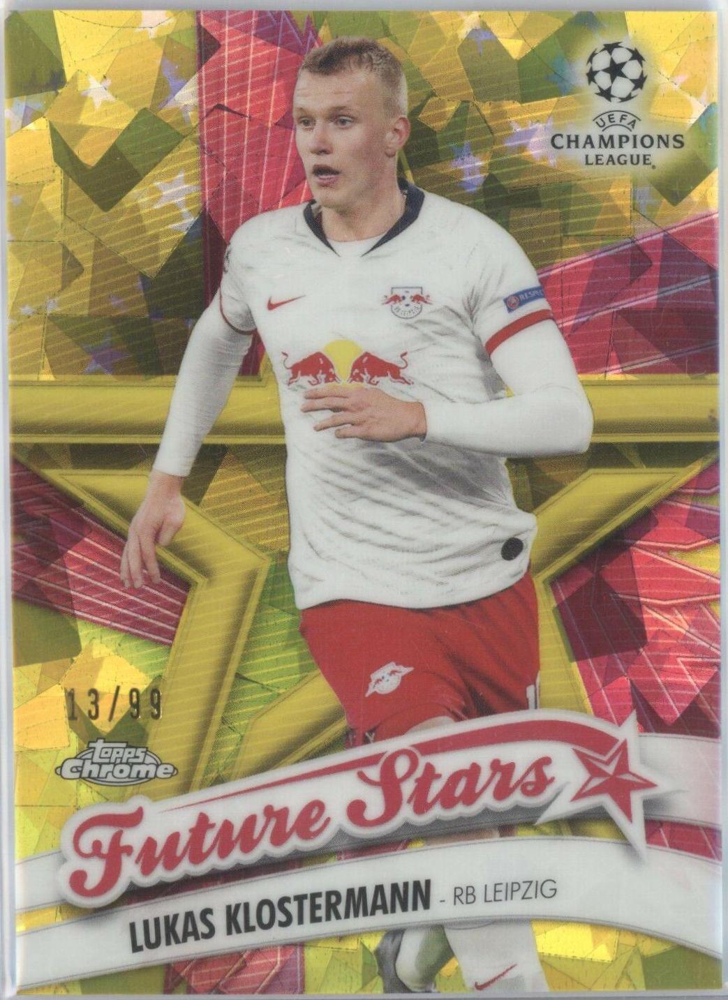 Lukas Klostermann #FS-LK Soccer Cards 2019 Topps Chrome UEFA Champions League Future Stars