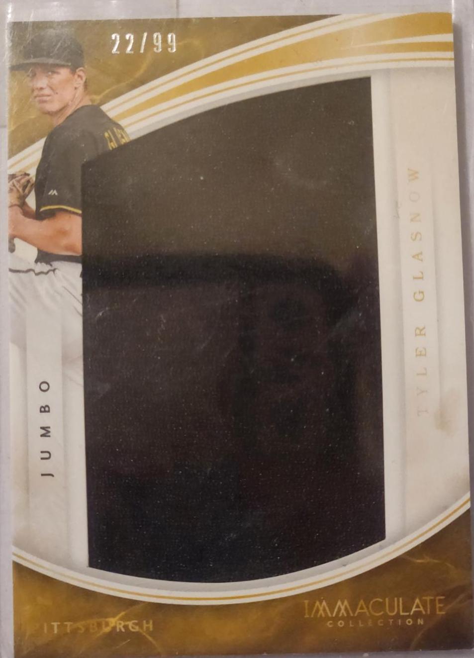 Tyler Glasnow #IJ-TG Baseball Cards 2016 Panini Immaculate Jumbo