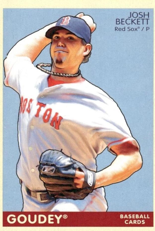 Josh Beckett #23 Baseball Cards 2009 Upper Deck Goudey