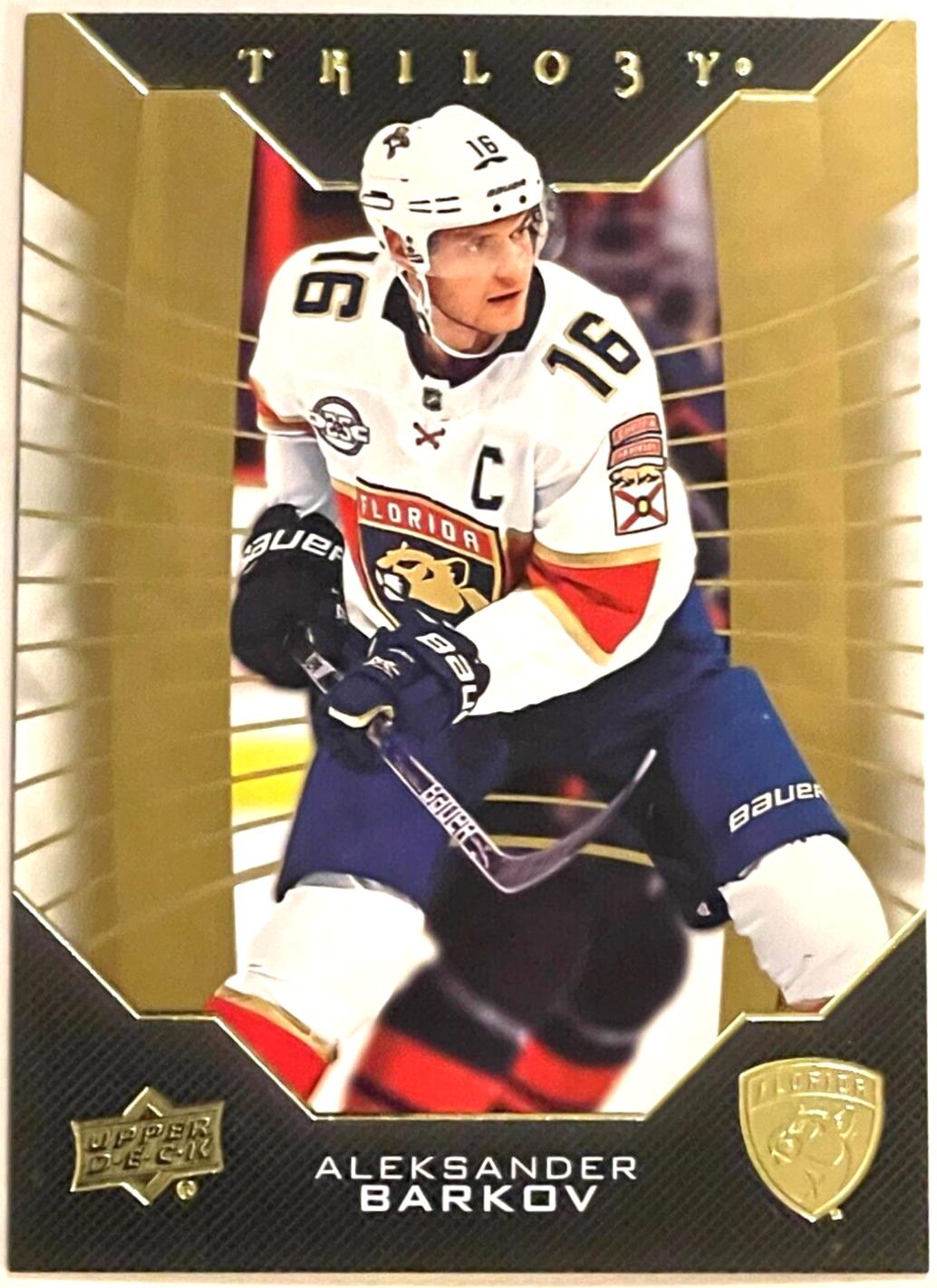 Aleksander Barkov #27 Hockey Cards 2019 Upper Deck Trilogy