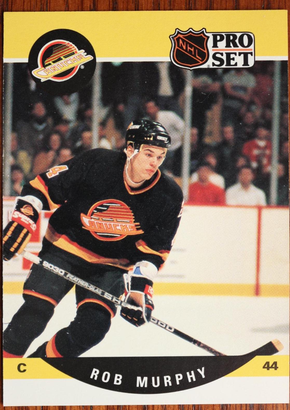 Rob Murphy #546 Hockey Cards 1990 Pro Set