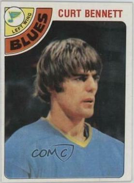 Curt Bennett #31 Hockey Cards 1978 Topps