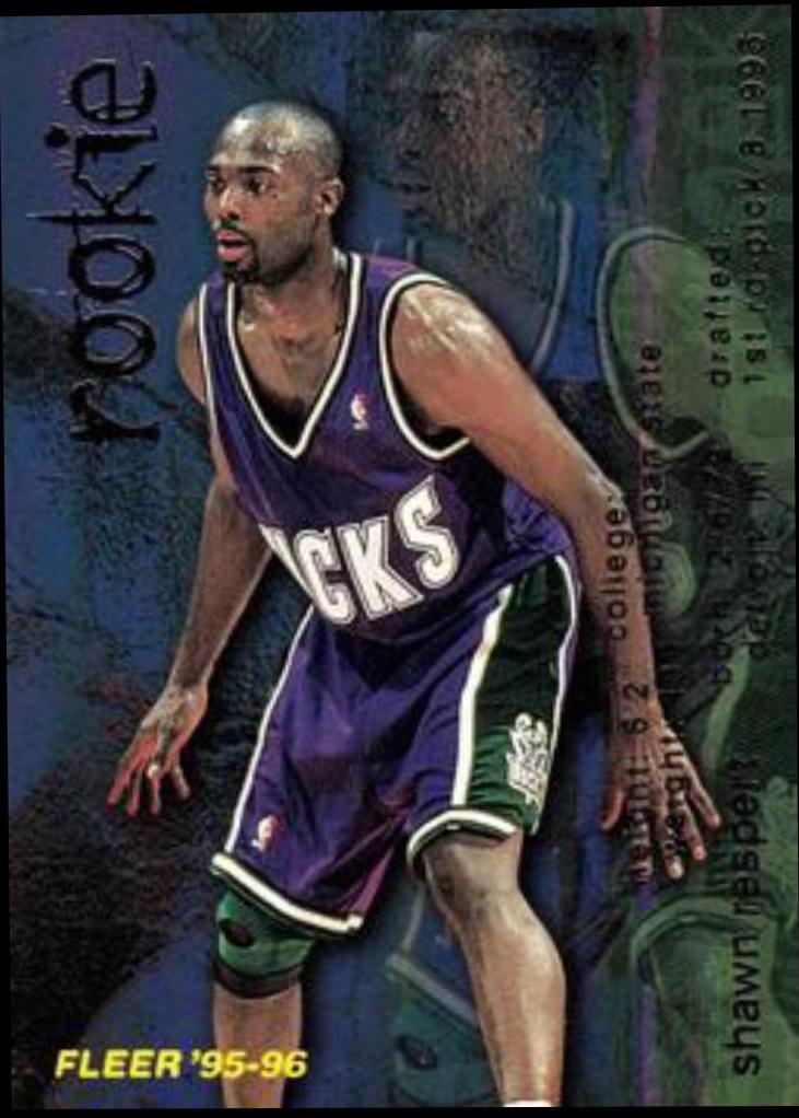 Shawn Respert #306 Basketball Cards 1995 Fleer