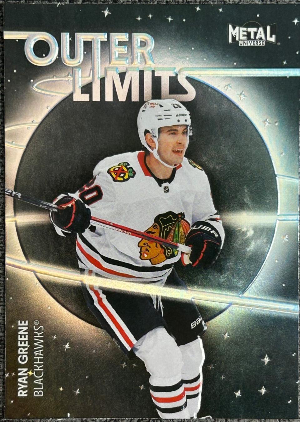 Ryan Greene #OL-76 2025-26 SkyBox Metal Universe Hockey Outer Limits