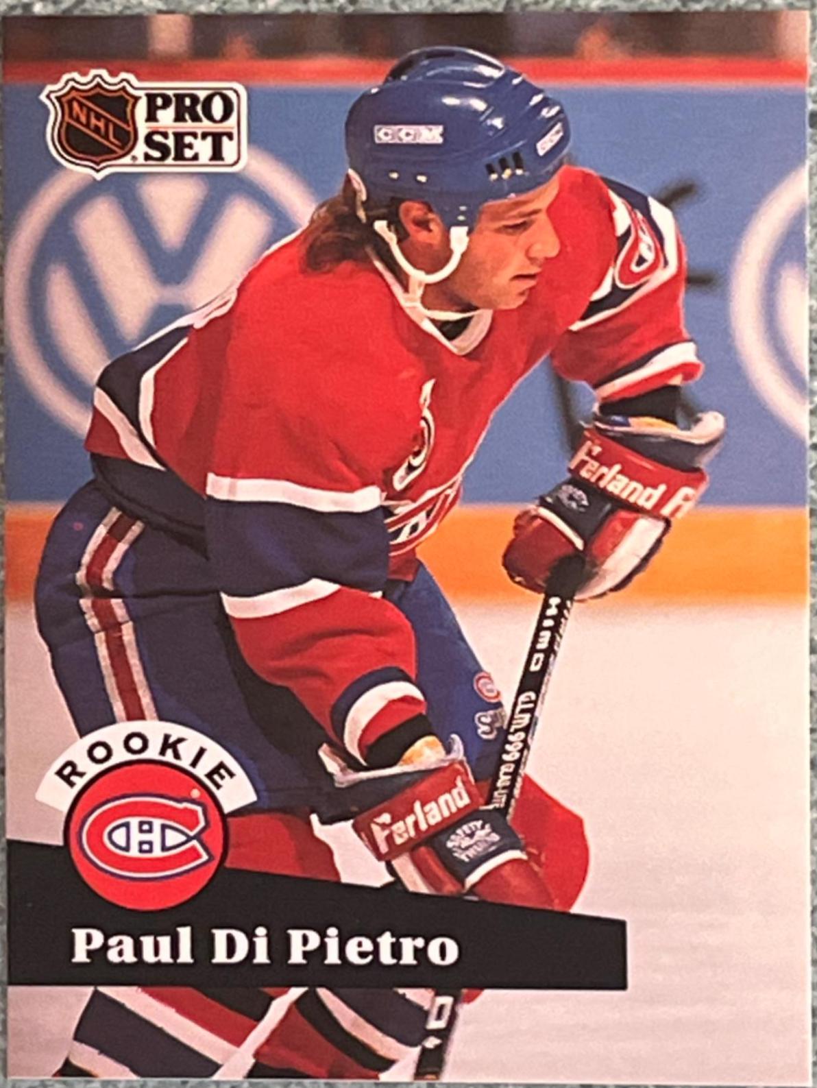 Paul Di Pietro #546 Hockey Cards 1991 Pro Set