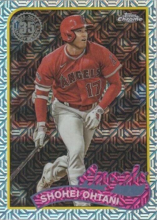 Shohei Ohtani #T89C-73 Baseball Cards 2024 Topps 1989 Chrome Silver Pack