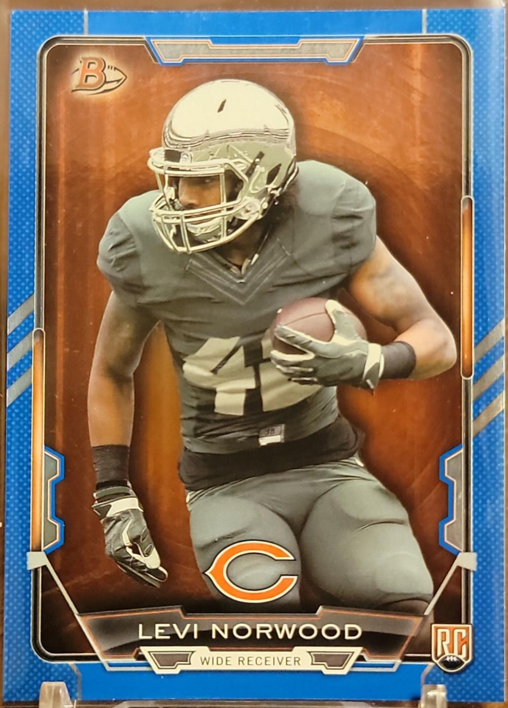 Levi Norwood #65 2015 Bowman Football Rookies