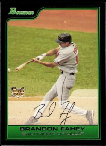 Brandon Fahey #BDP23 Baseball Cards 2006 Bowman Draft Picks