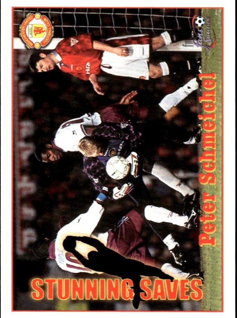 Peter Schmeichel #63 1997 Futera Manchester United Fans Selection Soccer