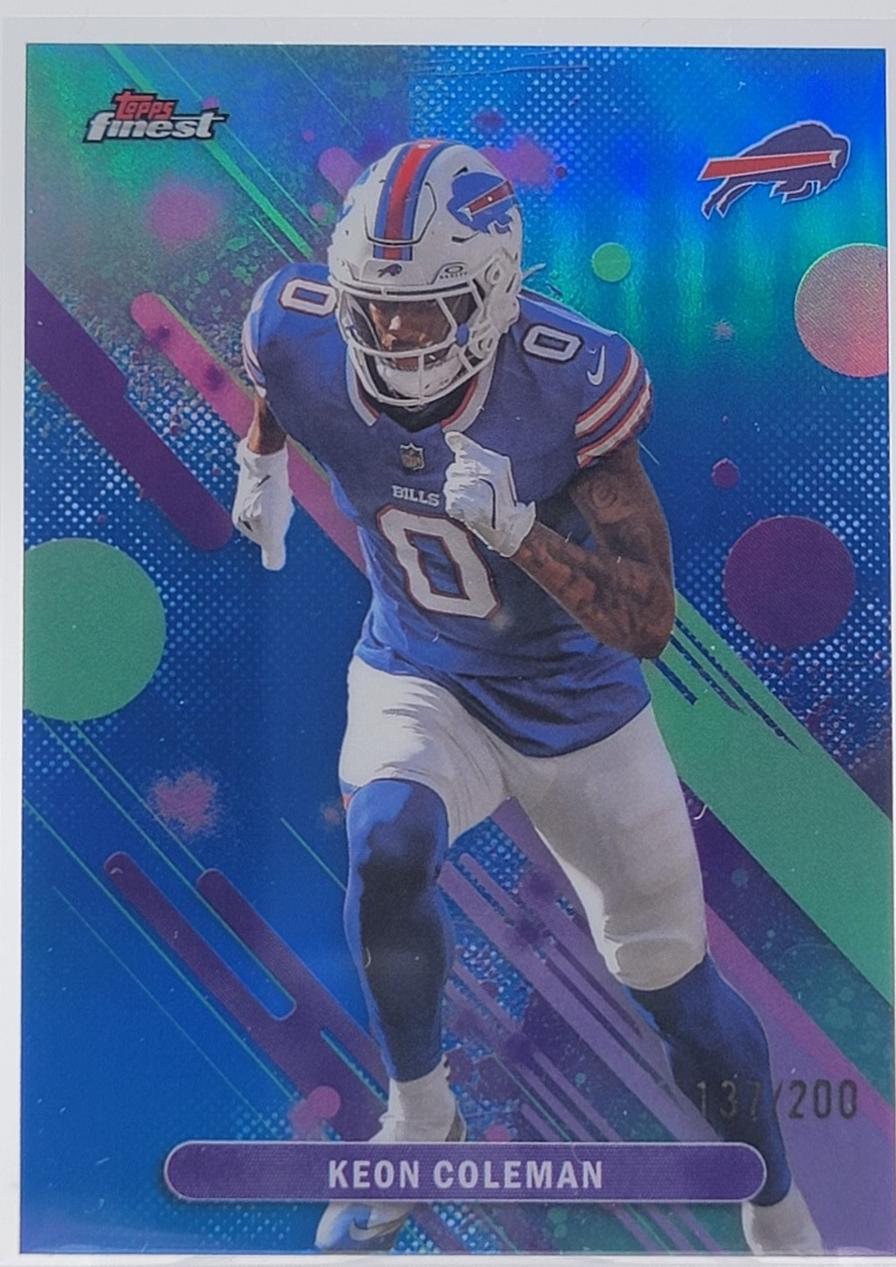 Keon Coleman [Blue Refractor] #83