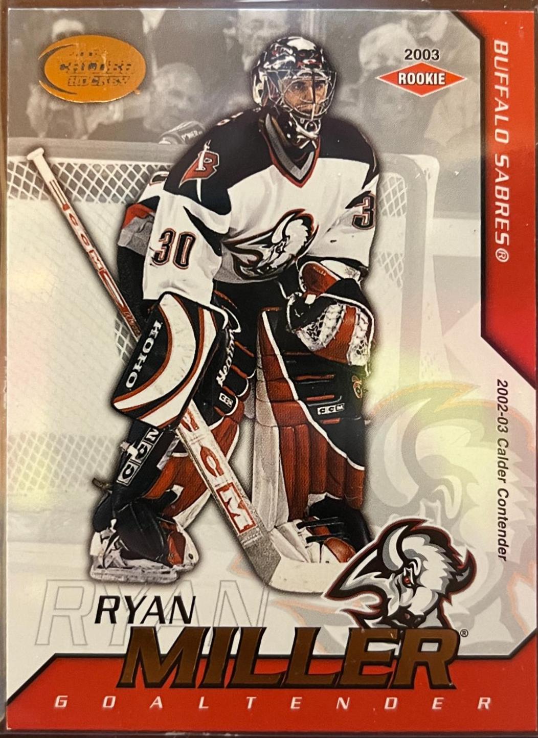 Ryan Miller #106 Hockey Cards 2002 Pacific Calder