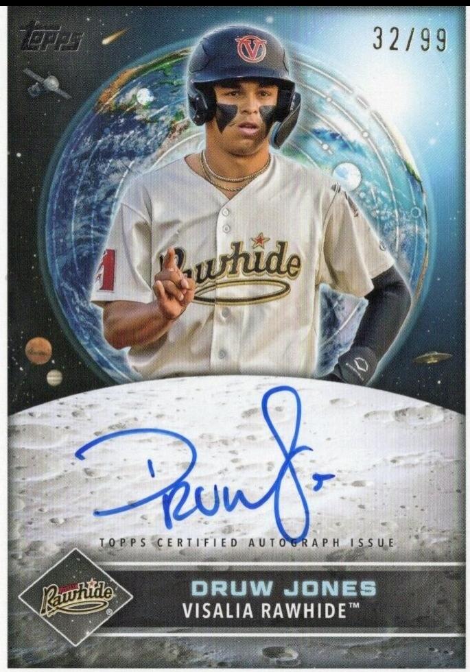 Druw Jones #FCA-DJ Baseball Cards 2024 Topps Pro Debut Future Cornerstones Autograph