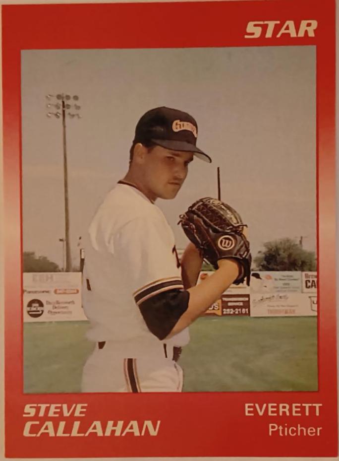 Steve Callahan #196 1989 Star Baseball