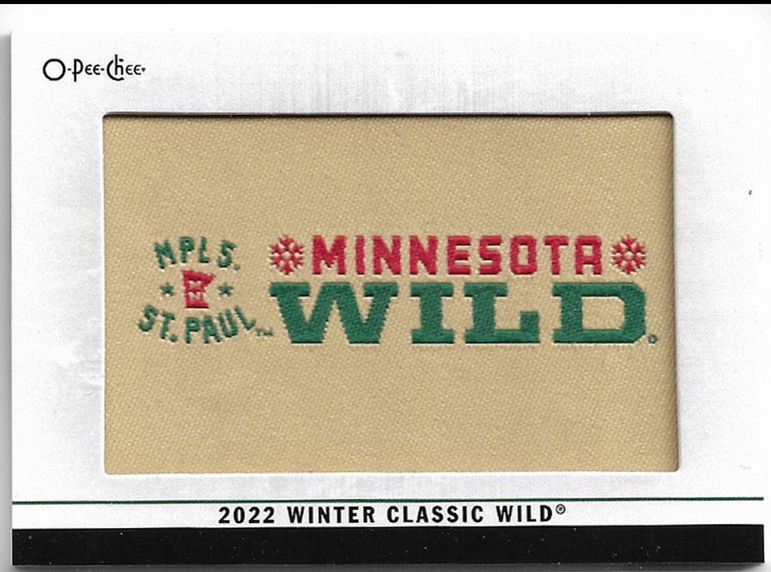 Minnesota Wild #356 Hockey Cards 2022 O Pee Chee Team Logo Patches