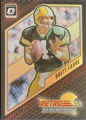 Brett Favre #4 Football Cards 2023 Panini Donruss Optic Retro Series