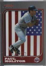 Paul Molitor #8 Baseball Cards 1997 Bowman Chrome International