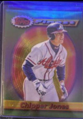 Chipper Jones #212 Baseball Cards 2021 Topps Finest Flashbacks