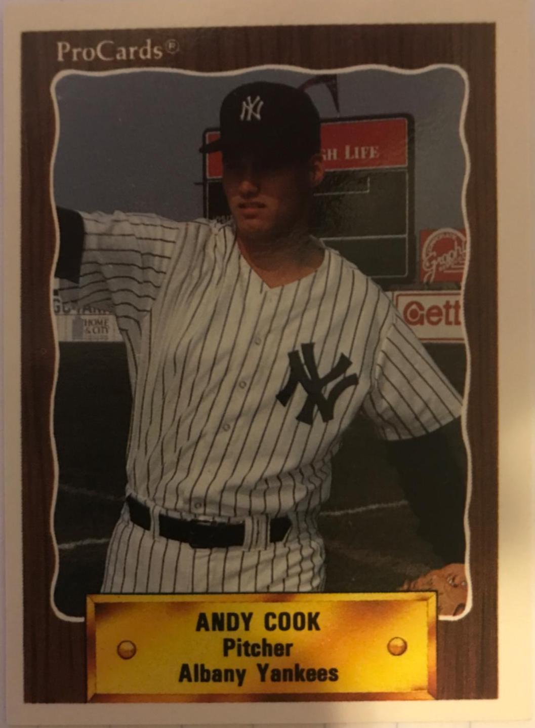 Andy Cook #1031 Baseball Cards 1990 Procards
