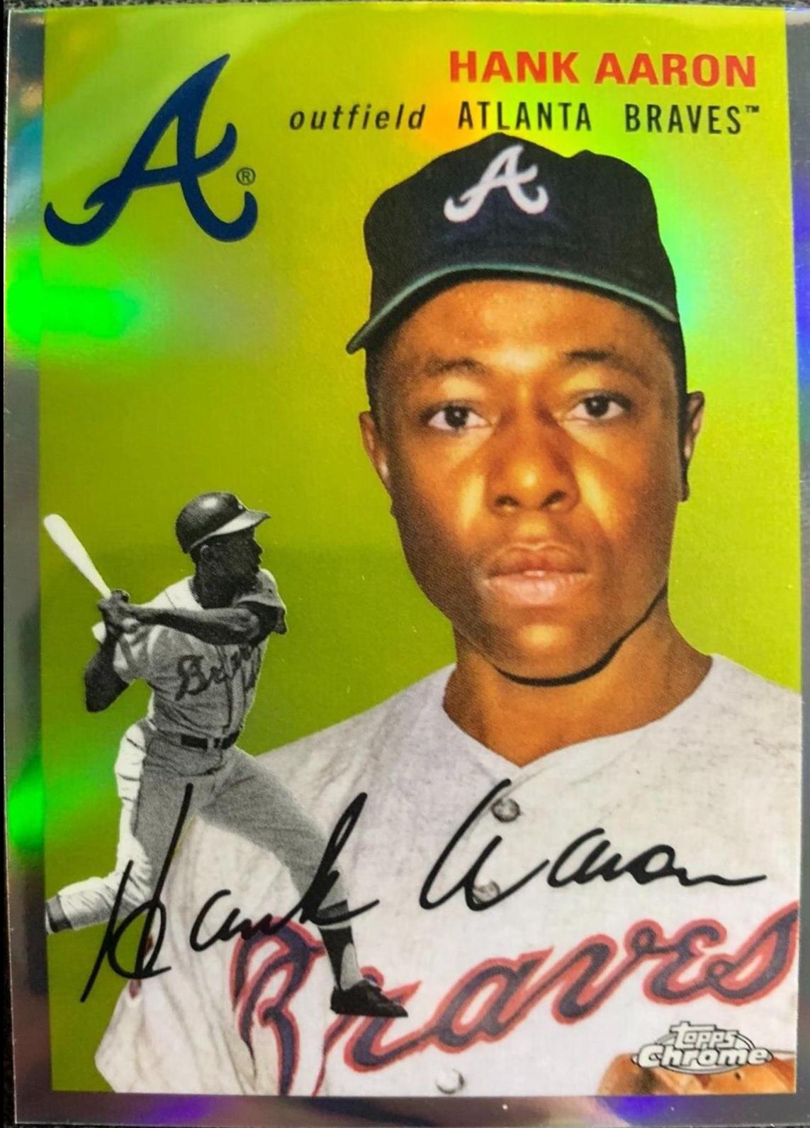 Hank Aaron [Refractor] #432 Prices | 2023 Topps Chrome Platinum 