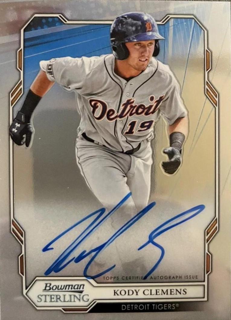 Cody Clemens #BSPA-KC 2019 Bowman Sterling Prospect Autographs Baseball