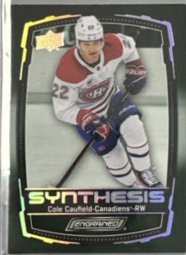 Cole Caufield #S-41 Hockey Cards 2023 Upper Deck Engrained Synthesis