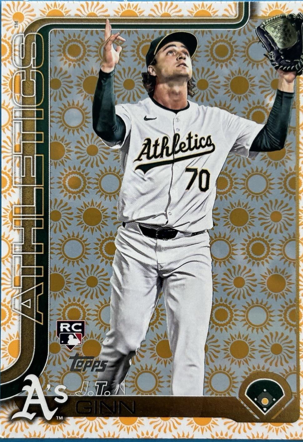 J.T. Ginn [Platinum Holo Foil] #465