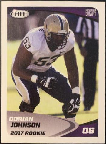 Dorian Johnson #9 Football Cards 2017 Sage Hit Premier Draft