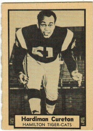 Hardiman Cureton #60 1962 Topps Cfl Football